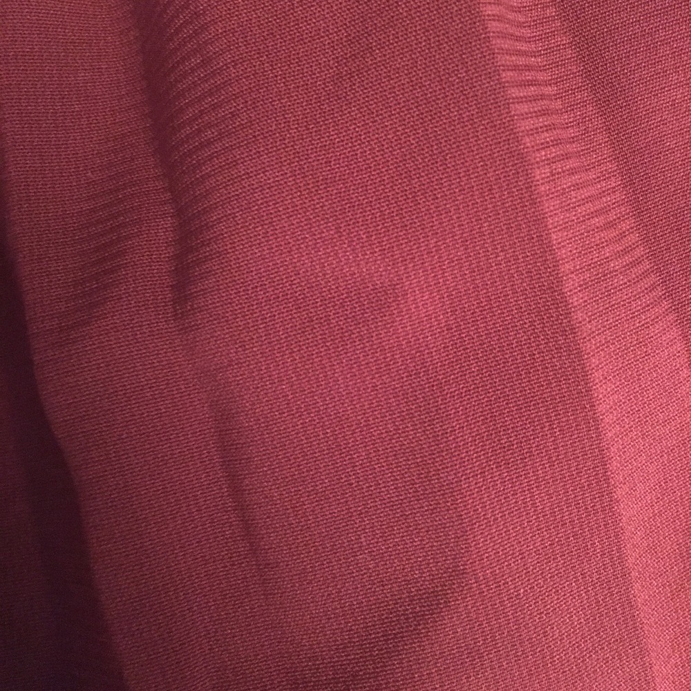 Burgundy H&M Pleated Mini Skirt - Picture 3 of 3